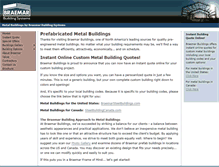 Tablet Screenshot of buildingmetal.com